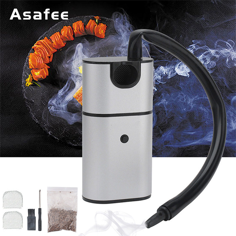 现货烟熏机分子料理厨房烘焙工具酒吧鸡尾酒烟熏枪牛扒烟熏木屑料