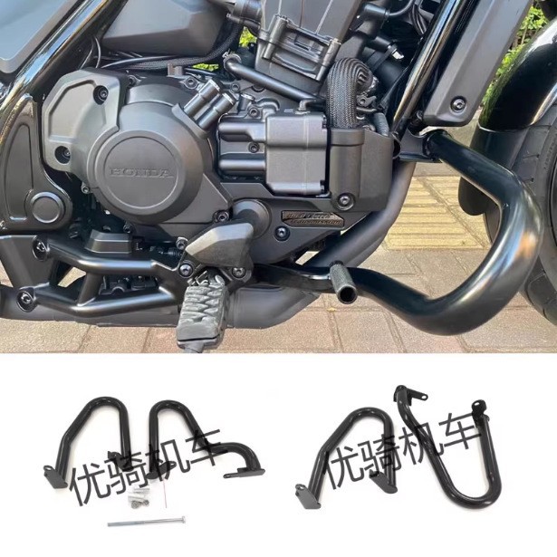 适用本田CM1100叛逆者CMX1100改装保险杠发动机护杠防摔杠