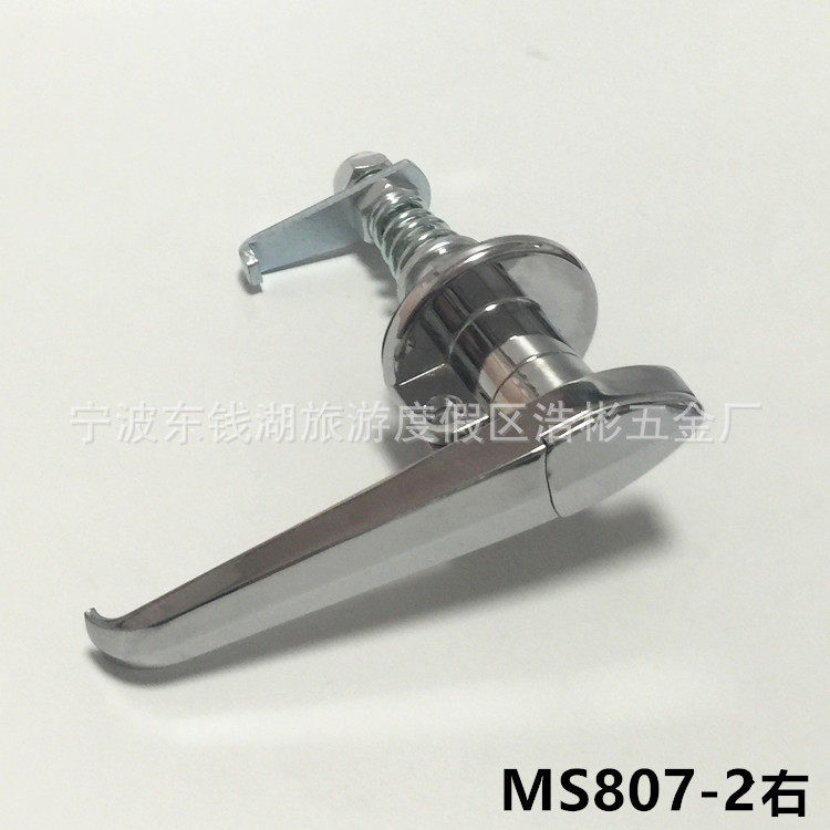 供应MS807-2L型电柜门锁户外机柜锁带挂锁手柄锁配电箱执手锁