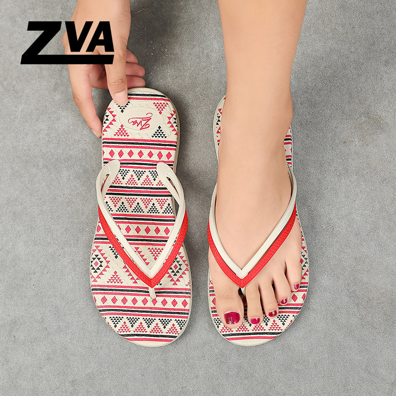 ZVA人字拖女士拖鞋外穿户外轻便速干居家室内防滑浴室拖夹脚拖鞋