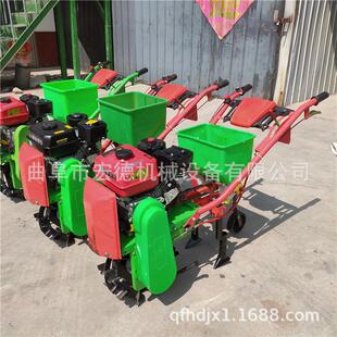 三行小型播种施肥机 柴油玉米播种机 免耕多功能精种机
