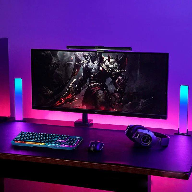 rgb灯带电脑氛围灯带自粘电竞桌usb5v变色跑马led灯条rgb氛围灯带