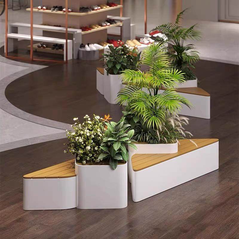 户外不锈钢隔断坐凳花箱商场室外座椅组合花坛铁艺围栏花槽隔断,鲜花速递/花卉仿真/绿植园艺,其它园艺用品,淘宝优惠券,粉丝福利购,淘宝优惠卷