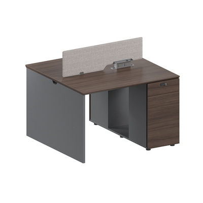 KuiShue巨树 双人位职员桌公司卡位办公桌卡座组合电脑台家具