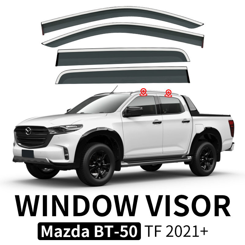 适用于马自达BT-50晴雨挡侧窗导流板 MAZDA BT-50 Window visor