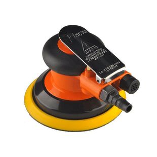 台湾5寸气动打磨机汽车气动打蜡机工业级吸尘气磨机抛光磨光机