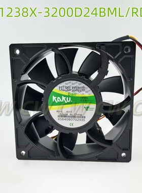 KAKU卡固新能源全金属风扇KA1238X-3200D24BML/RD-L报警DC24V阻燃
