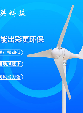 厂家直销：S200W微风启动路灯用风力发电机