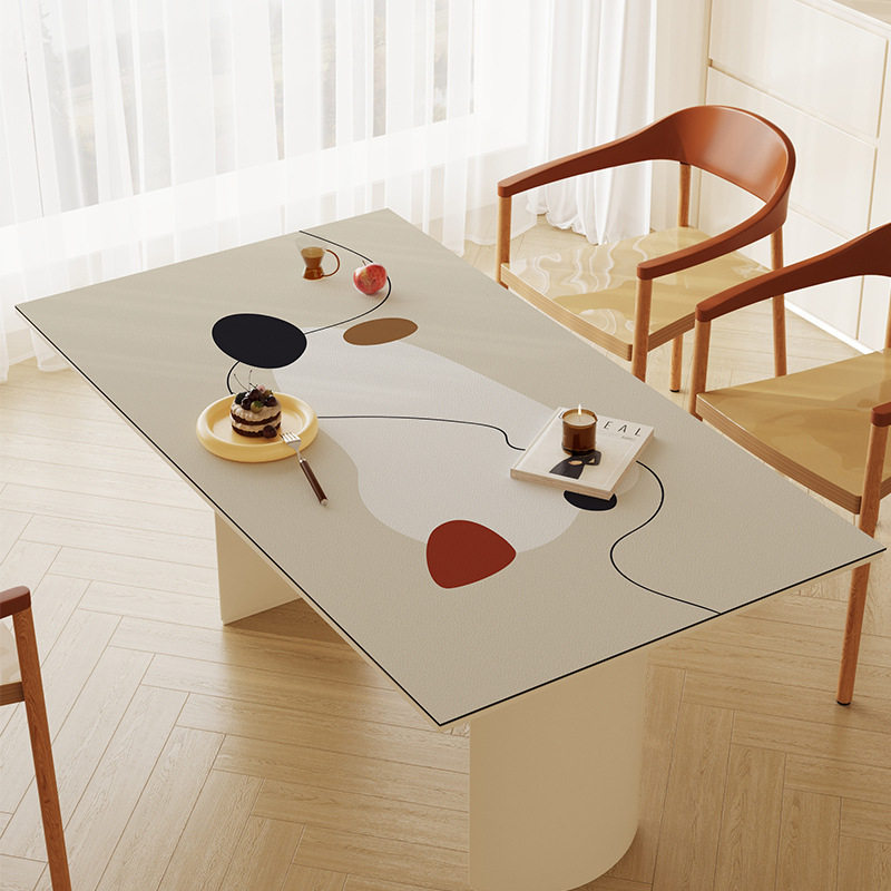 奶油风餐桌垫防水防油可擦免洗PVC皮革桌布防烫隔热茶几垫可裁剪,电子元器件市场,电线扎带/束线带,淘宝优惠券,粉丝福利购,淘宝优惠卷