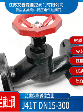 J41T-16 J41T-25铸铁法兰截止阀 DN50  65  80  100截止阀艾普森