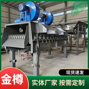 城市生活垃圾分选生产线滚轴筛分机 填埋垃圾腐殖土石块分离机