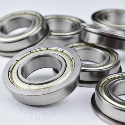 Flange  10pcs F6902ZZ 15*28(30.5)*7(mIm) Free shipping chrom