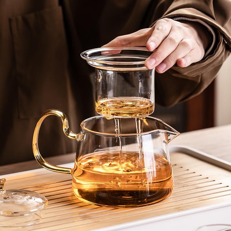 玻璃茶具套装家用耐热泡茶壶功夫茶杯办公K室会客喝茶2025新款