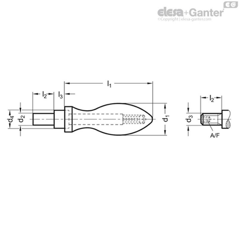 Elesa+Ganter伊莉莎冈特I DIN 98 旋转手柄,纺织面料/辅料/配套,纺织机械配件,淘宝优惠券,粉丝福利购,淘宝优惠卷