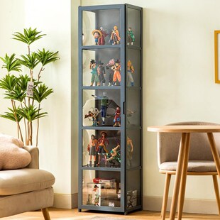 手办展示柜乐高亚克力展示架烟柜化妆品玻璃柜P台产品摆件陈列柜