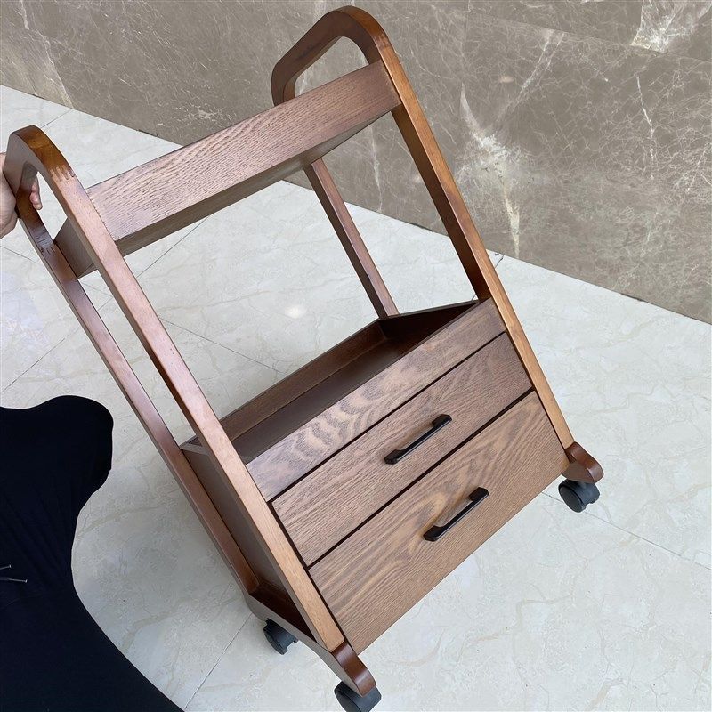 美容院推车实木高端仪器工具车移动多功能简约实T用带抽屉置储物,商业/办公家具,工具车,淘宝优惠券,粉丝福利购,淘宝优惠卷