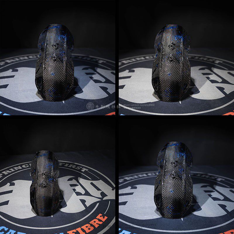 小牛电动车NQi/UQi/vM+/UB全系列斜纹蓝箔碳纤维后挡泥板