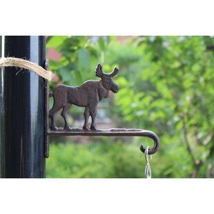 灯笼支架挂钩铁艺挂灯笼的架子别墅大H门专用壁挂户外墙上三角挂