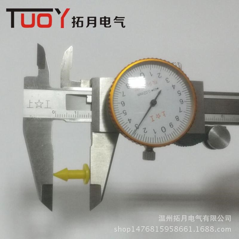 护套塑料b铆钉 热缩盒 接线盒扣钉 红绿黄黑  17mm  5000祇包