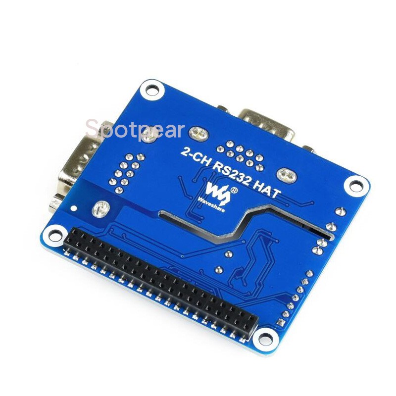 树莓派双通道隔离型RS232扩展板 SC16IS752+TSP3232方案