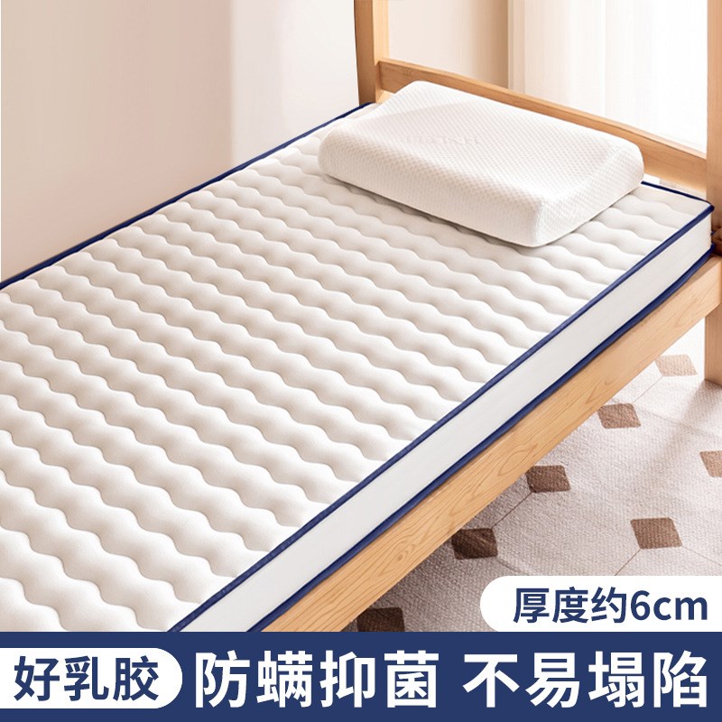 乳胶床垫软垫家用宿舍学生单y人记忆棉海绵垫褥子租房地舖睡垫