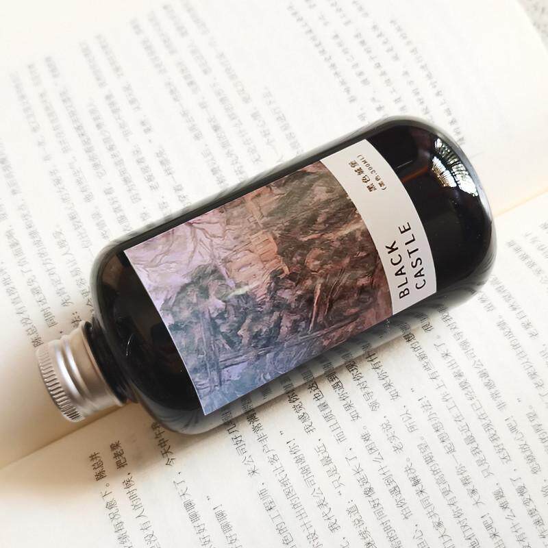 蓝色 用非500ml钢笔彩色黑色钢笔水墨水碳素红色墨Y水学生彩大瓶
