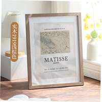 Creative solid wood picture frame photo A4 A3 8K 4K 24inches thumbnail 3
