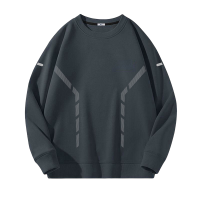 秋冬季卫衣男宽松圆领套头长袖打底衫男士百搭潮流上衣