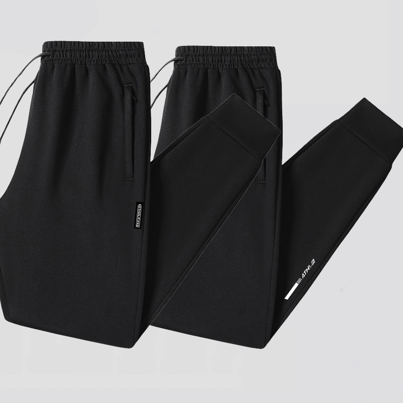 【发货快】春秋季男士加厚宽松长裤休闲裤运动裤裤子束脚直筒运动