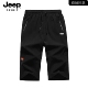 跑步运动休闲男士 吉普JEEP速干短裤 五分裤 男宽松大码 男夏季 薄款