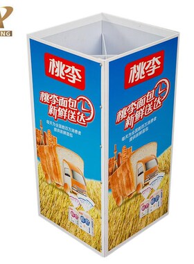 广州10mm紫色中l空板水果箱广告牌投票台防水隔板空心塑胶钙塑pp