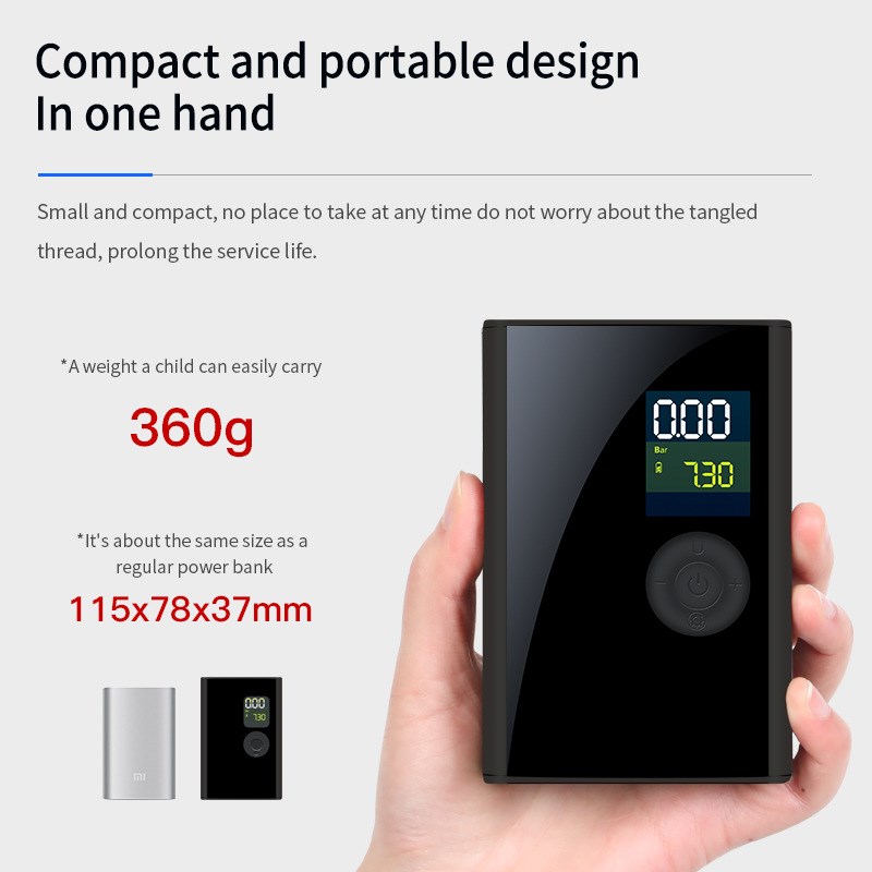 车载充气泵无线j汽车轮胎打气筒充电便携式小轿车电动家用充气筒