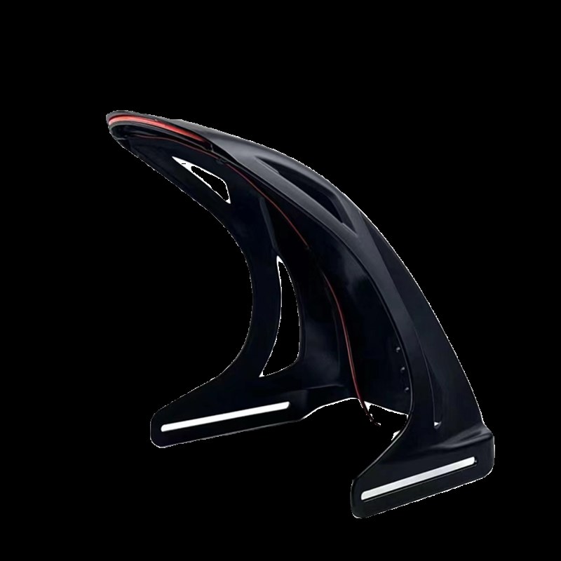 新款小牛U+/N1S/U2九号MMAX F90 HM95C改装平叉带灯发光内挡泥板