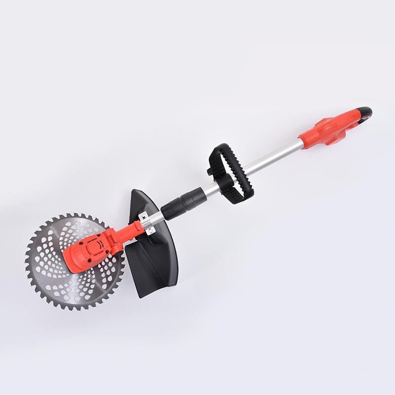 新款无刷锂电除草机电动割草机多F功能小型家用手持锂电充电锄