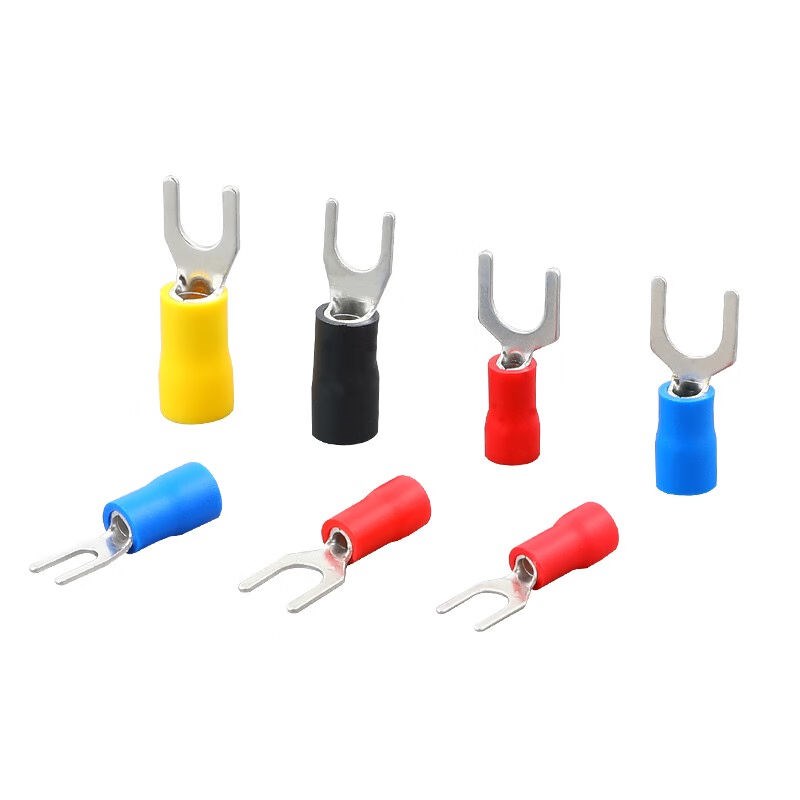 捷诺立(JNL)N17460冷压端子SV系列接H线端子叉形预绝缘端子SV2-3