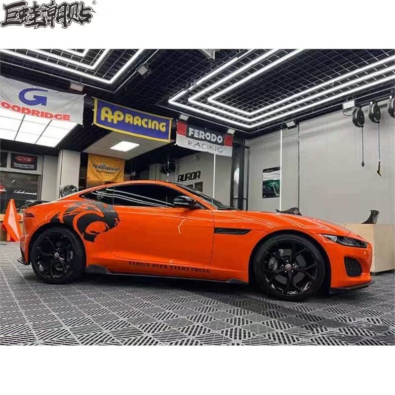 适用捷豹车贴拉花XEL XFL F-APACE改装车身贴纸地狱猫豹子头贴画