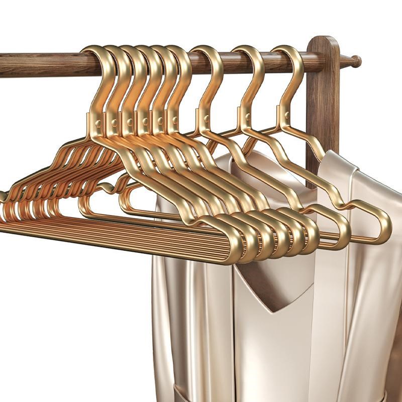 特价铝合a金衣架 通用太空铝 加厚一体成型 室外阳台柜子 10祇