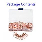 Electrical Connectors Bare Lug 60pcs Wire Copperz Cable Crim