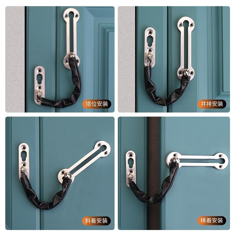 防盗炼酒店房g间门家用门栓门扣锁扣防盗门安全炼门插销打孔防盗,基础建材,明插销,淘宝优惠券,粉丝福利购,淘宝优惠卷