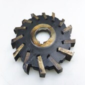 250 225 200 高速钢镶齿三面刃铣刀插齿错齿铣刀盘白钢175H