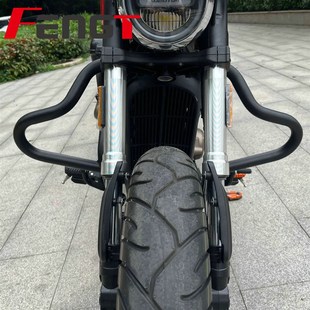 适配QJMOTOR钱江闪300S护杠保险杠改装防摔杠护架W车身保护防摔架