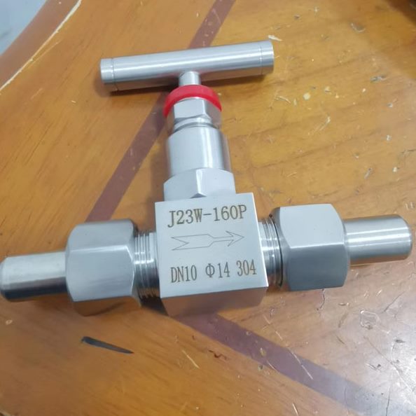 压力表焊接截止阀J23W-160P针型阀  表前阀  耐高温 不锈钢仪表阀