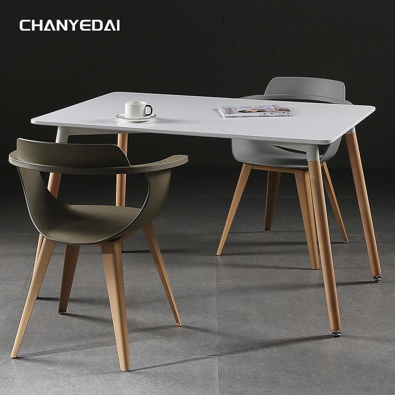 伊姆斯办公桌 洽谈桌 简约伊姆斯桌时尚 咖啡桌 餐厅餐桌 实木餐