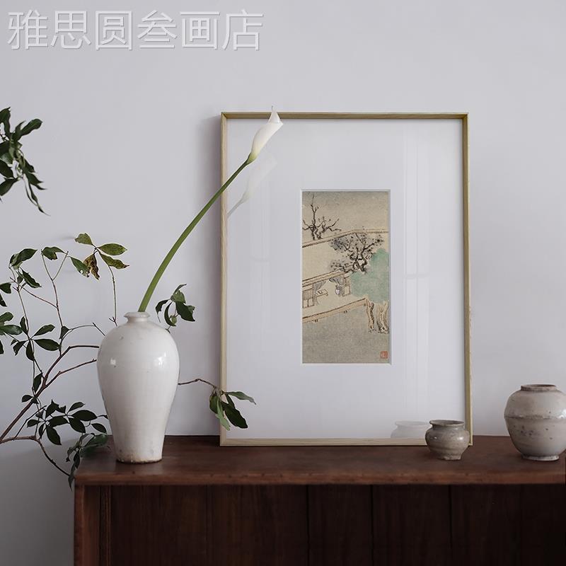 网红圃生画仟国象映壁画日式和风关装饰禅意玄书房挂画中风客厅画图片