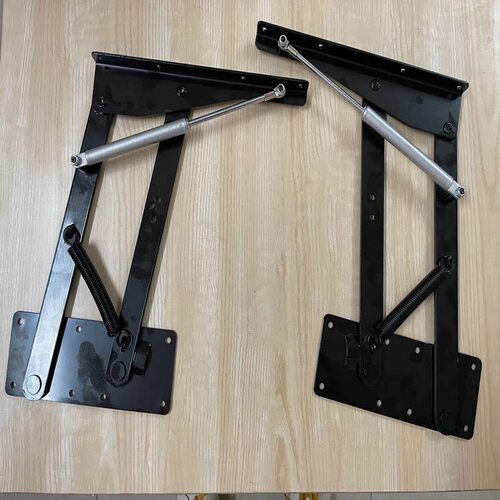 B27液压缓冲茶几桌面升降器餐桌两用升降折叠支架多功能家具五金