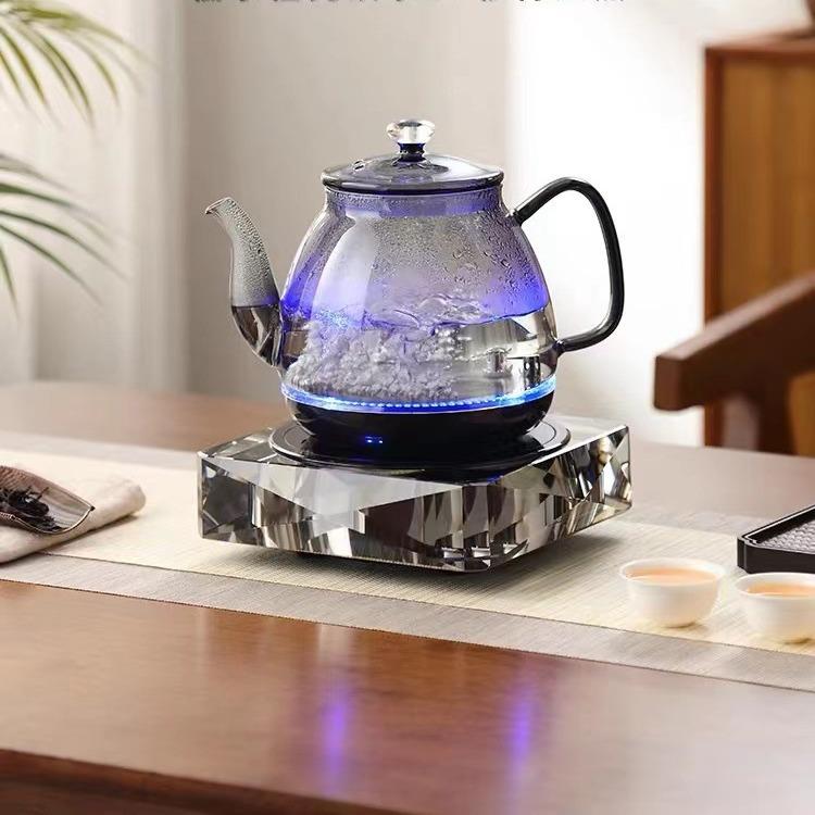 电陶炉茶炉加厚高硅玻璃煮茶器烧水泡茶家用煮茶壶触摸陶瓷电陶炉
