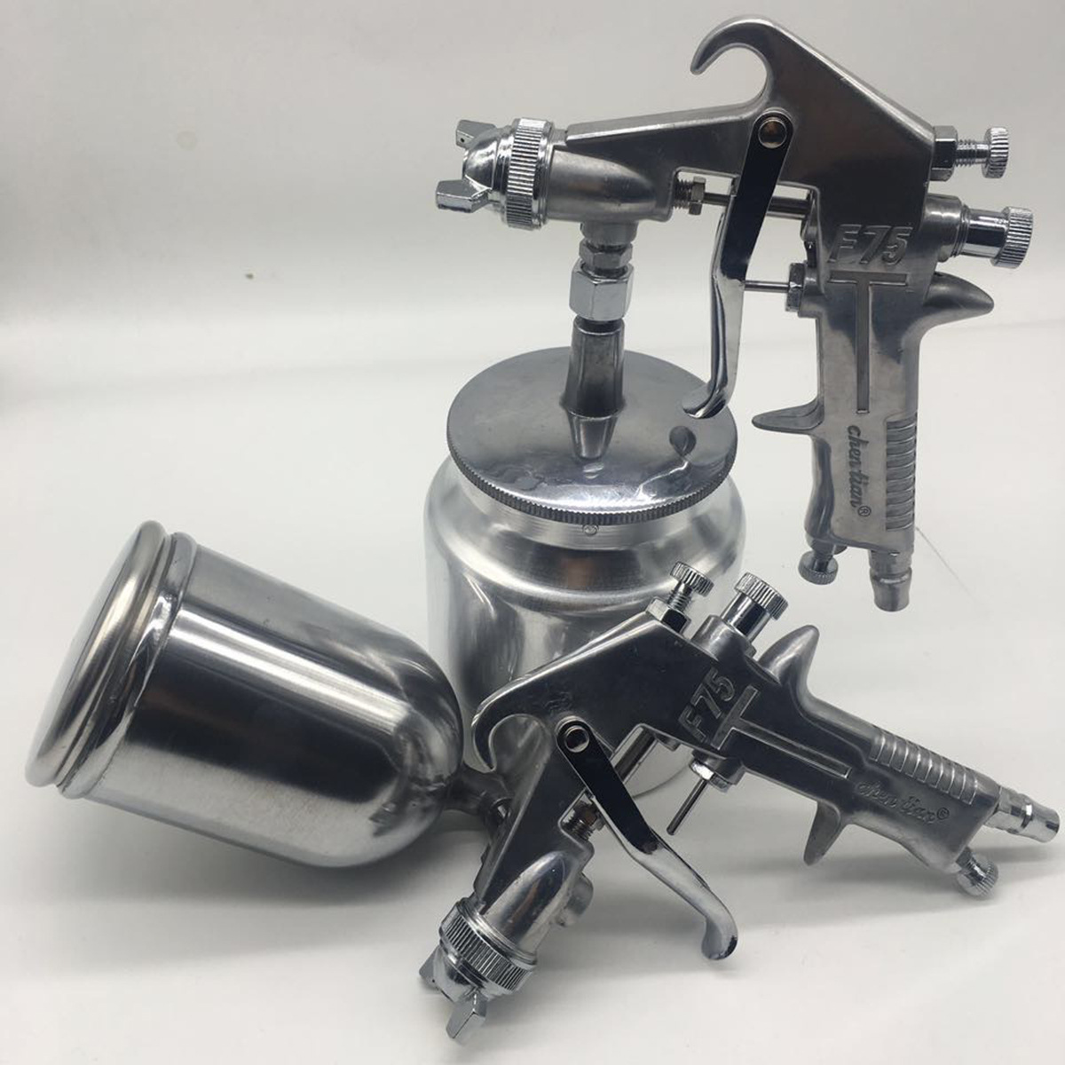 芮鑫相框五金工具配件 F75S气动喷枪 液体双面胶喷壶