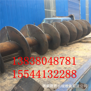 河南长螺旋打桩机配件厂家直供长螺旋钻机钻杆