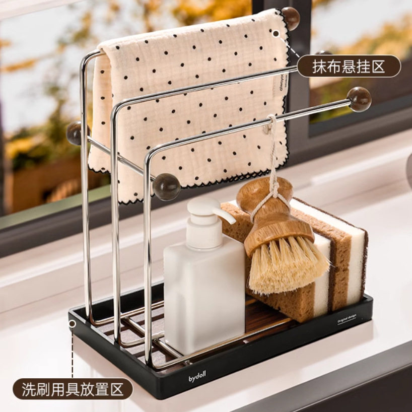 欧式厨房不锈钢沥水架家