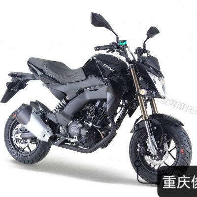 小飞鹰150cc迷你复古摩托车街车机车小赛车代步助力车 整车可上牌